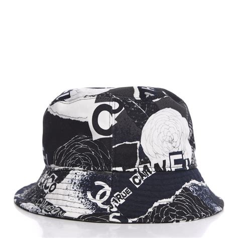 chanel cocaine beanie|chanel cotton bucket hat.